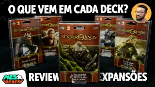 Expansões: O Senhor dos Anéis Card Game | Resumo de cada caixa