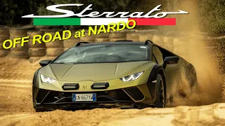 OFF ROAD REVIEW at NARDO with the HURACAN STERRATO!