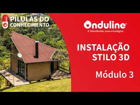 Telha Ecológica Stilo 3D Vermelho 2,00mx95cm Onduline