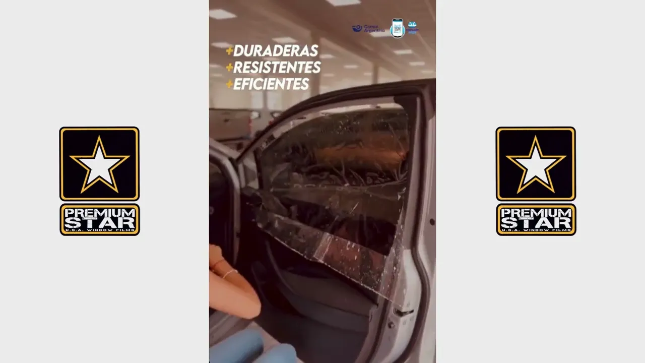 Video de Premium Star Film | Film Polarizado Glue tint, Dyed, Nanocarbon, Nanoceramic, PPF autoregenerable y herramientas Argentina