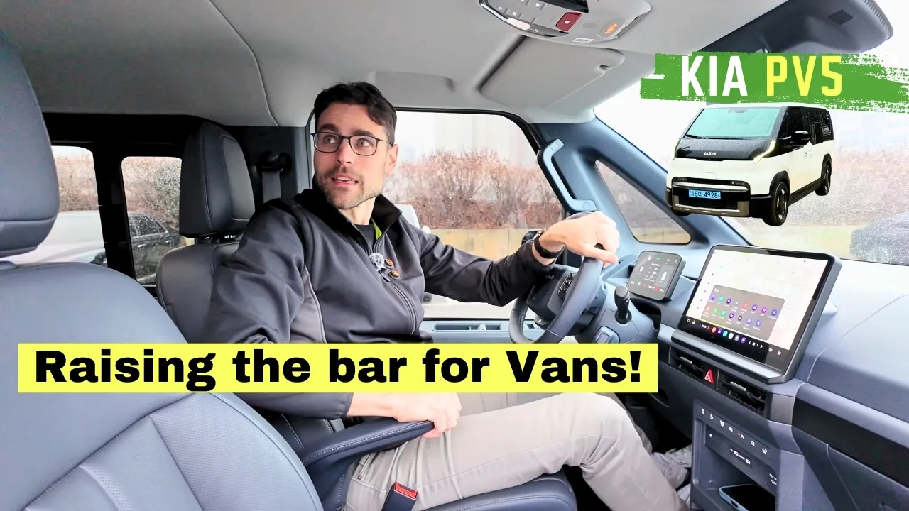Interior review of the 2026 KIA PV5