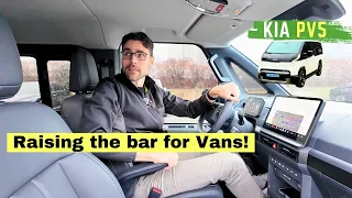 Interior review of the 2026 KIA PV5