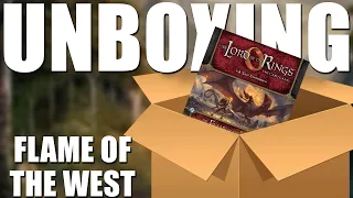Lord of the Rings LCG: Flame of the West Unboxing and First Impressions