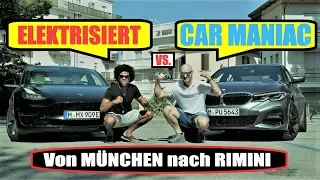TESLA Model 3 vs. BMW 3er - Der Showdown auf 680km!
