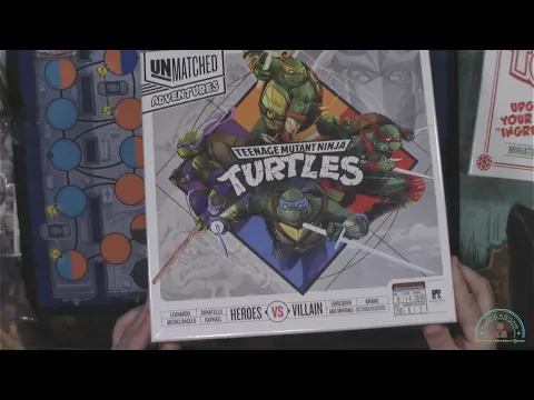 Unboxing Teenage Mutant Ninja Turtles Unmatched by Restoration Games