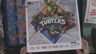 Unboxing Teenage Mutant Ninja Turtles Unmatched by Restoration Games