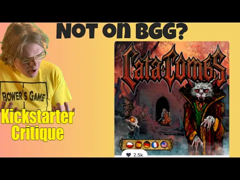 Catacombs - A Catventure Game (D) You got me with that art - Kickstarter Critique Review
