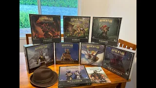 Heroes of Might & Magic III the Board Game Grail Pledge + Inferno Unboxing Part 2