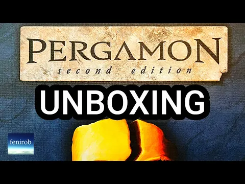 Pergamon Board Game | Unboxing (No Talking)
