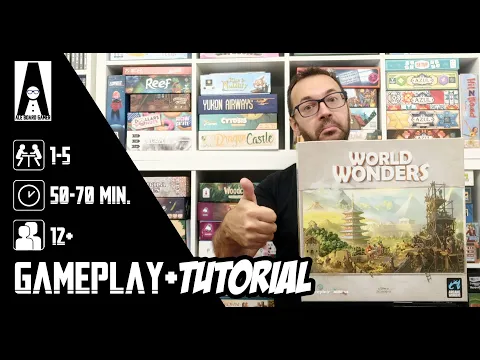 WORLD WONDERS [Gameplay +Tutorial] Costruiamo epiche città tra polimini e meravigliosi monumenti!