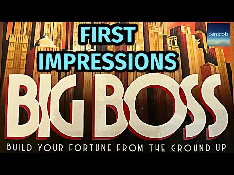 Big Boss Board Game | First Impressions