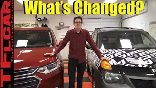 Old (Aztek) vs New (2018 Chevy Traverse): GM's Oldest vs Newest Crossover Compared