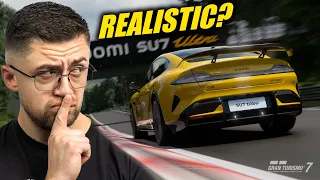 I Finally Played GT7! Is the Nürburgring Realistic? Xiaomi SU7 Ultra