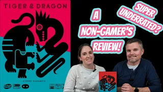 Tiger & Dragon - A Non-Gamer's Review Of This Abstract Hand Management Game