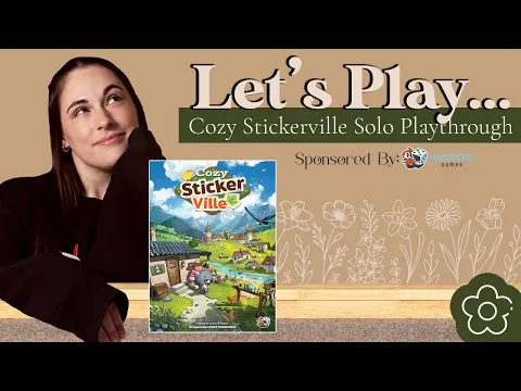 Let's Play... Cozy Stickerville! | Year 1 *Spoilers* | Solo Playthrough Livestream