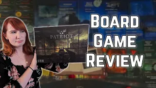 Board Game Review - Patriot (Grand Gamers Guild) - First Play Thoughts