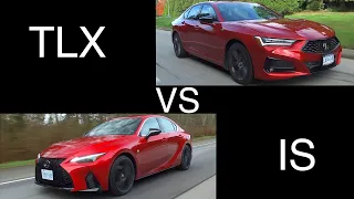 Acura TLX  VS Lexus IS comparison // Which one would you choose??