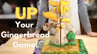 Wonderbook Gingerbread Cake | Board Game Bakes