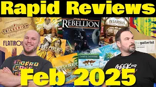 91 Game Reviews | 28 New Games| Rapid Reviews Feb 2025