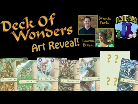 Deck of Wonders ART REVEAL | Better Half Reviews | with Dennis Furia & Lauren Brown