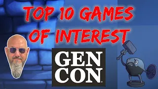 Sam's Top 10 Games of Interest at Gen Con 2025