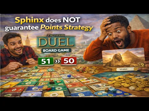 Sphinx does NOT guarantee Points Strategy | 7WD Board Game