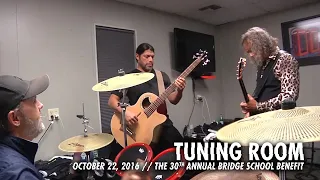 Metallica: Tuning Room (Bridge School Benefit, Mountain View, CA - October 22, 2016)