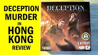 Deception: Murder In Hong Kong Board Game Review & Runthrough