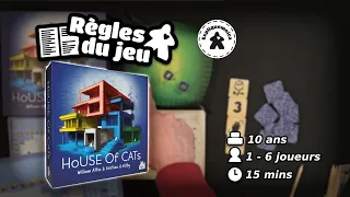 🏠 House of cats 🐈 règle du jeu par #expliquemoica #iello