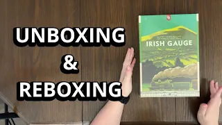 Irish Gauge (Iron Rail Series) - Board Game Unboxing & Reboxing - What's in the Box?