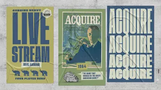 Acquire - 4p Teaching, Play-through, & Roundtable Discussion by Heavy Cardboard