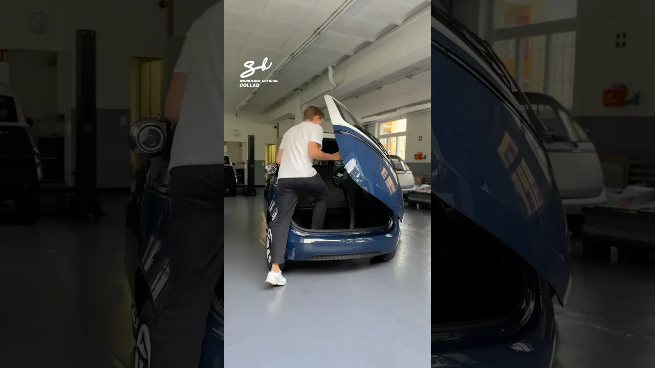 The Tiniest Electric Ride! 😱 #cars #electric #mircolino