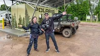 Polaris Launches The First EV Charging Trail Network! Ranger XP Kinetic Michigan Adventures