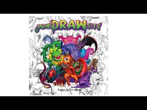 Unboxing a fun party game Monsdrawsity and a game Train shout out!
