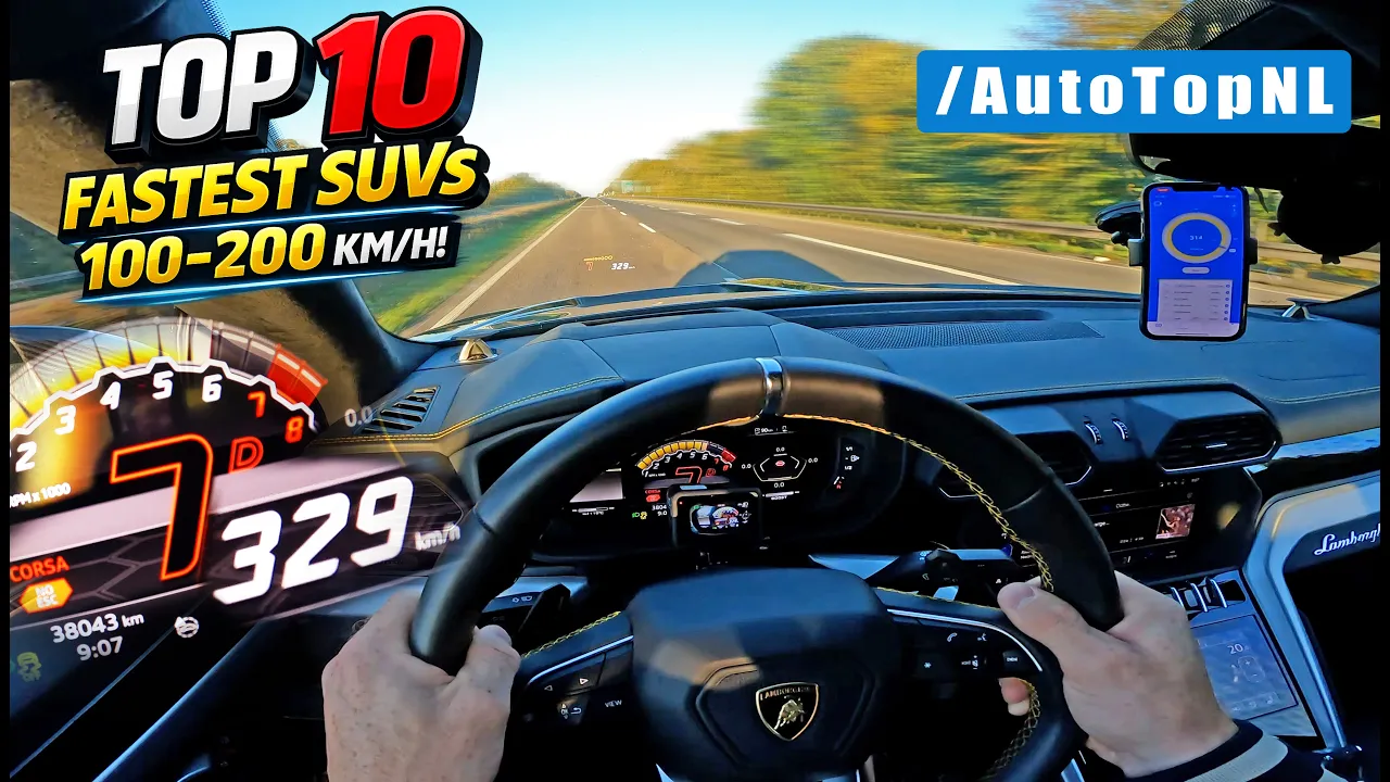 TOP 10 // FASTEST SUV's EVER 100-200 on AutoTopNL
