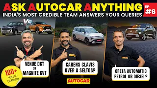 Ask Autocar Anything - Creta Petrol vs Diesel, Kylaq, Punch & More | AAA Ep. 6 | Autocar India