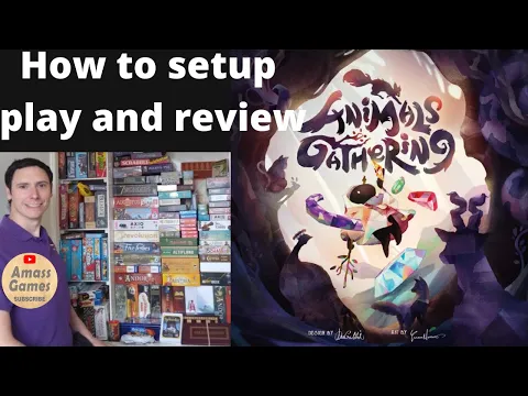 Animals Gathering #howtoplay #review #boardgame #tabletop AmassGames #games #cute #games