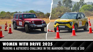 Autocross and Parking challenge - Women With Drive 2025 | BRANDED CONTENT | Autocar India