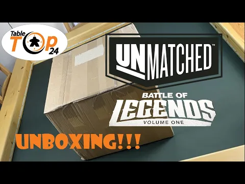 Unmatched Legends Volume 1 Unboxing - Tabletop24