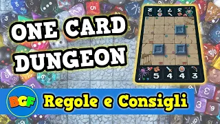 ONE CARD DUNGEON | Tutorial #101 | Gioco da Tavolo