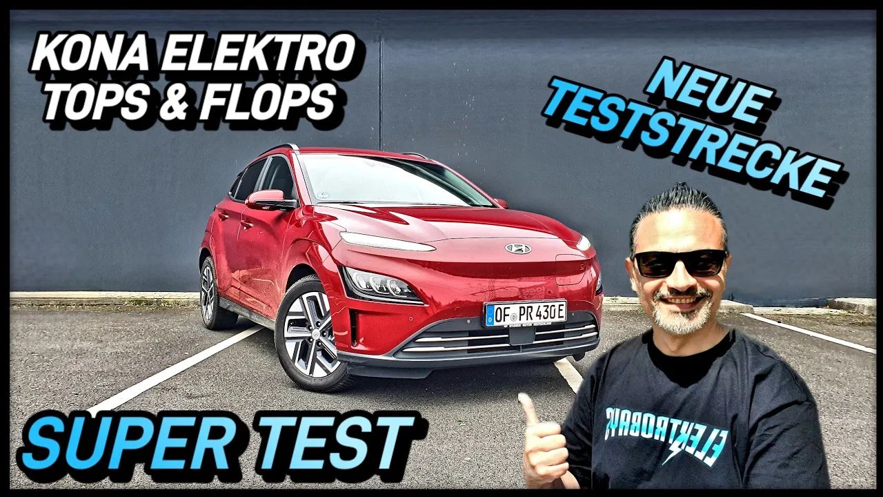 Kona Elektro Super Test auf NEUER TESTSTRECKE! Härter als vorher #emobility #elektroauto