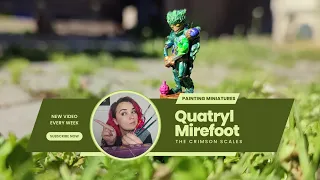 Painting the Quatryl Mirefoot miniature Ready for the Gloomhaven Crimson Scales epic adventures!