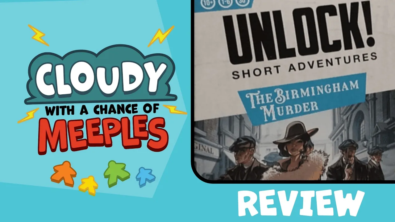 Unlock!: Short Adventures – The Birmingham Murder Review - Cloudy with a Chance of Meeples