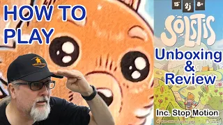 Solstis | Board Game | How to Play | Stop Motion Unboxing & Review | Bruno Cathala & Corentin Lebrat