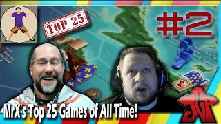 #2 on MrX's Top 25 Games of All Time (2022 Edition)