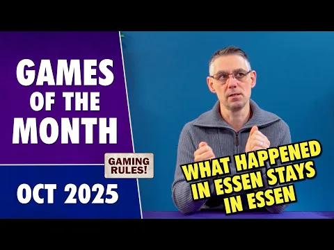Games of the Month VLOG - October 2025