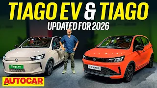 2026 Tata Tiago and Tiago EV facelift -  Small car gets big changes | Walkaround | Autocar India