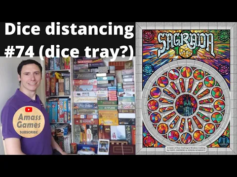 Dice distancing #74 Sagrada dice placement abstract family board game AmassGames Floodgate pretty