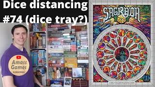 Dice distancing #74 Sagrada dice placement abstract family board game AmassGames Floodgate pretty