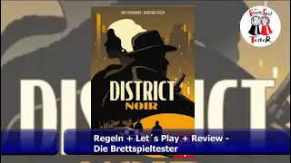 District Noir von Game Factory - Regeln + Let´s Play + Review - Brettspiel - Die Brettspieltester